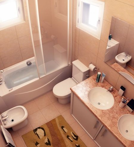 Дизайн маленькой ванной-3