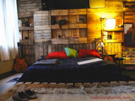 Мебель из деревянных паллетов-14